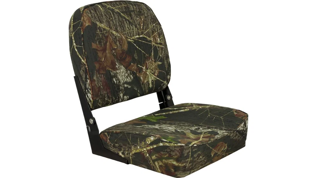 1040626 – SPRINGFIELD Boat Seat, Passenger Seat Low Back Seat Non-Adjustable Foldable 14-1/2 Inch Length x 16 Inch Wi...
